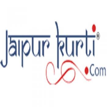 Pure Cotton Indigo Print Jaipuri Kurti With White Pant 